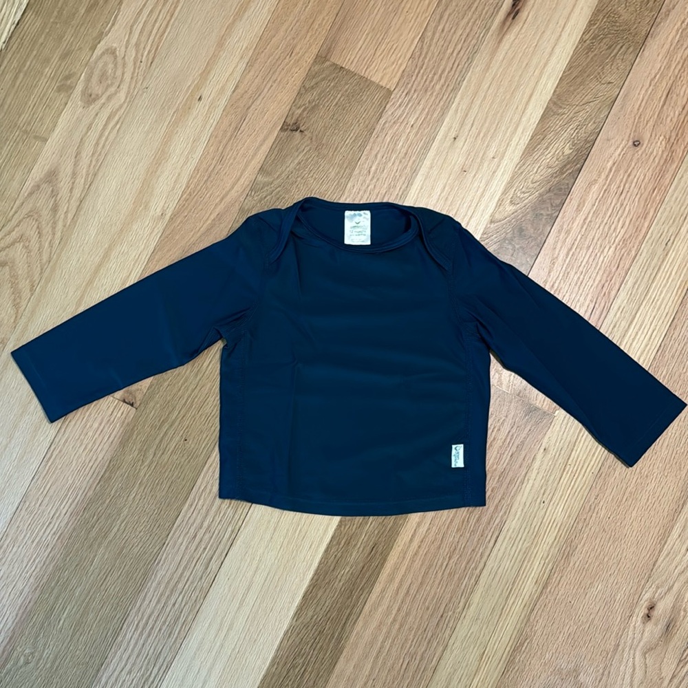 Green Sprouts Rash Guard Long Sleeve Swim Shirt Size 12 M